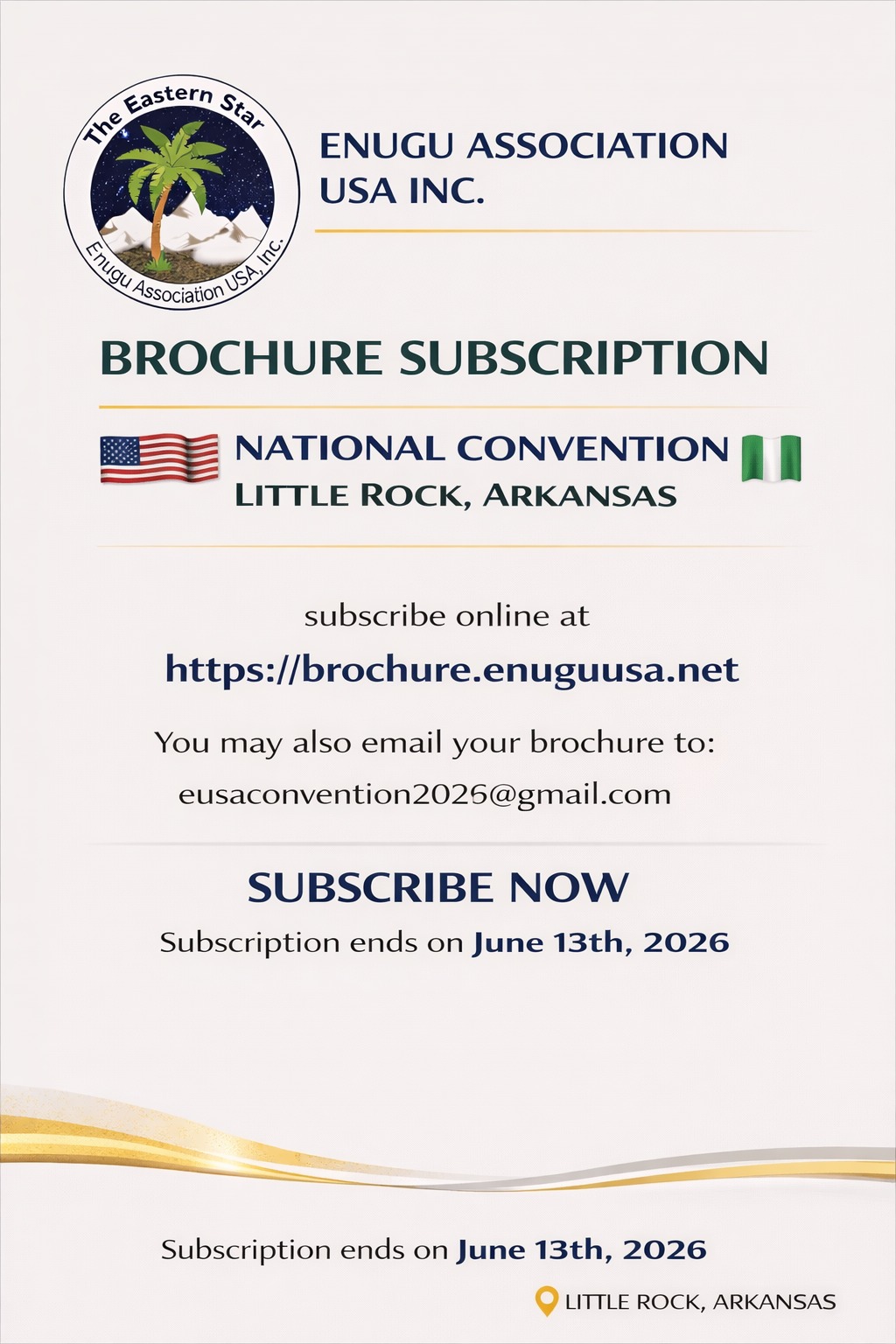EnuguUSA brochure subscription flyer